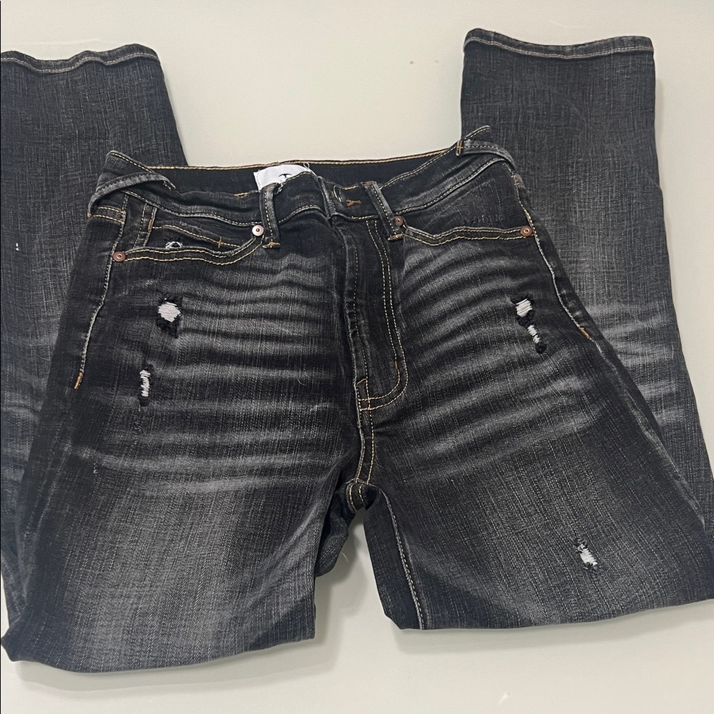 Serra Black and Gray Denim